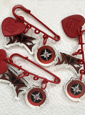 Stray Kids周边ATE亚克力胸针自制挂件别针包包饰品黄铉辰 李龙馥