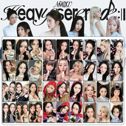 NMIXX特典卡自印明信片周边3寸小卡 Heavy Serenade双人卡照片卡