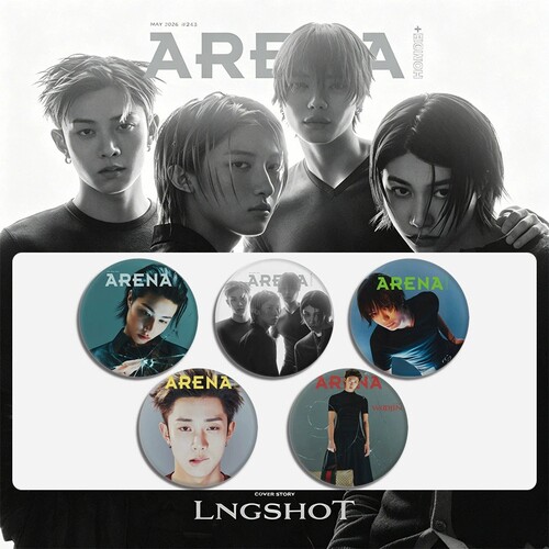 LNGSHOT Arena 杂志封面徽章龙虾自制周边谷子吧唧应援痛包装饰