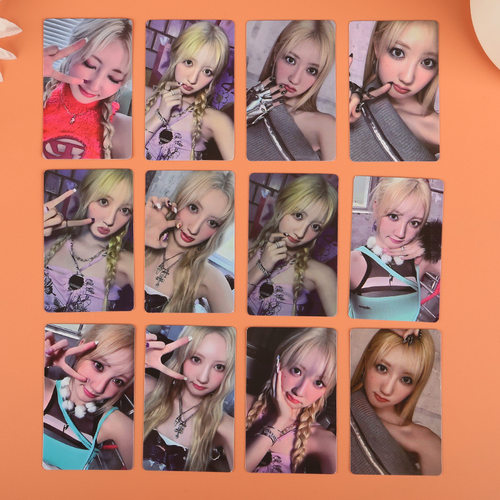 BABYMONSTER新专DRIP单人申厦蓝RAMI ASA 周边非正版自印lomo小卡