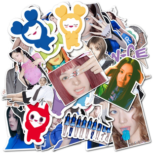 56张TWICE贴纸手账素材专辑THIS IS FOR概念照林娜琏周子瑜大头贴