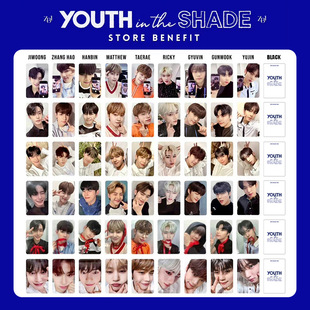 YOUTH THE ZB1 章昊收藏小卡成员个人卡周边 SHADE 特典卡