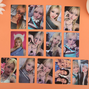 BABYMONSTER专辑DRIP郑雅娴小怪兽周边自印小卡申厦蓝RAMI随机卡