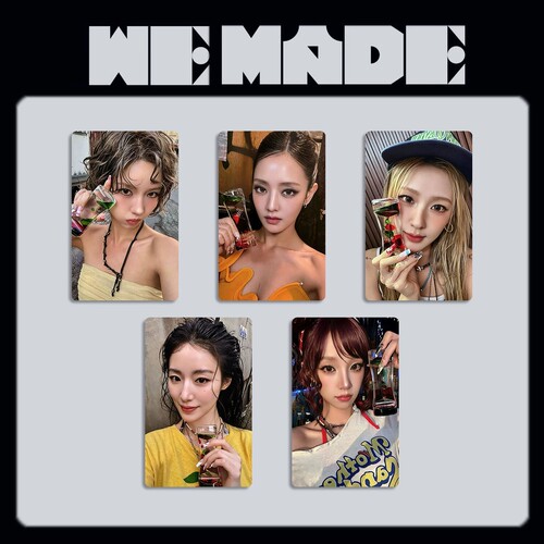 IDLE女娃WE MADE特典自印3寸小卡 Gimme That Love香水小卡特典卡