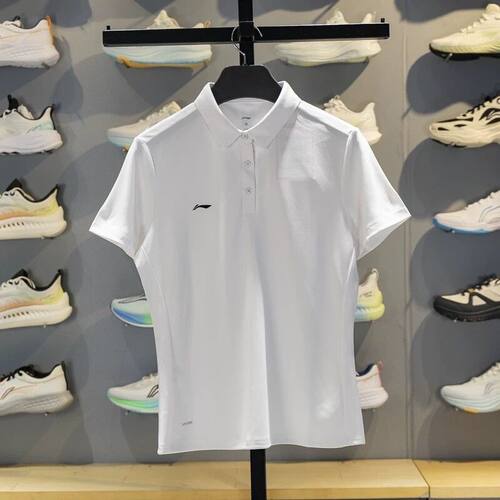 正品李宁短袖POLO衫女子2026夏季新品团购速干凉爽运动T恤APLW242