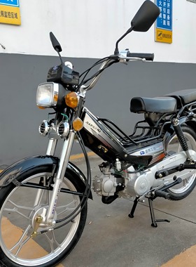 嘉鹏48cc燃油助力车弯梁摩托车省油外卖车老头车钓鱼车狗子车