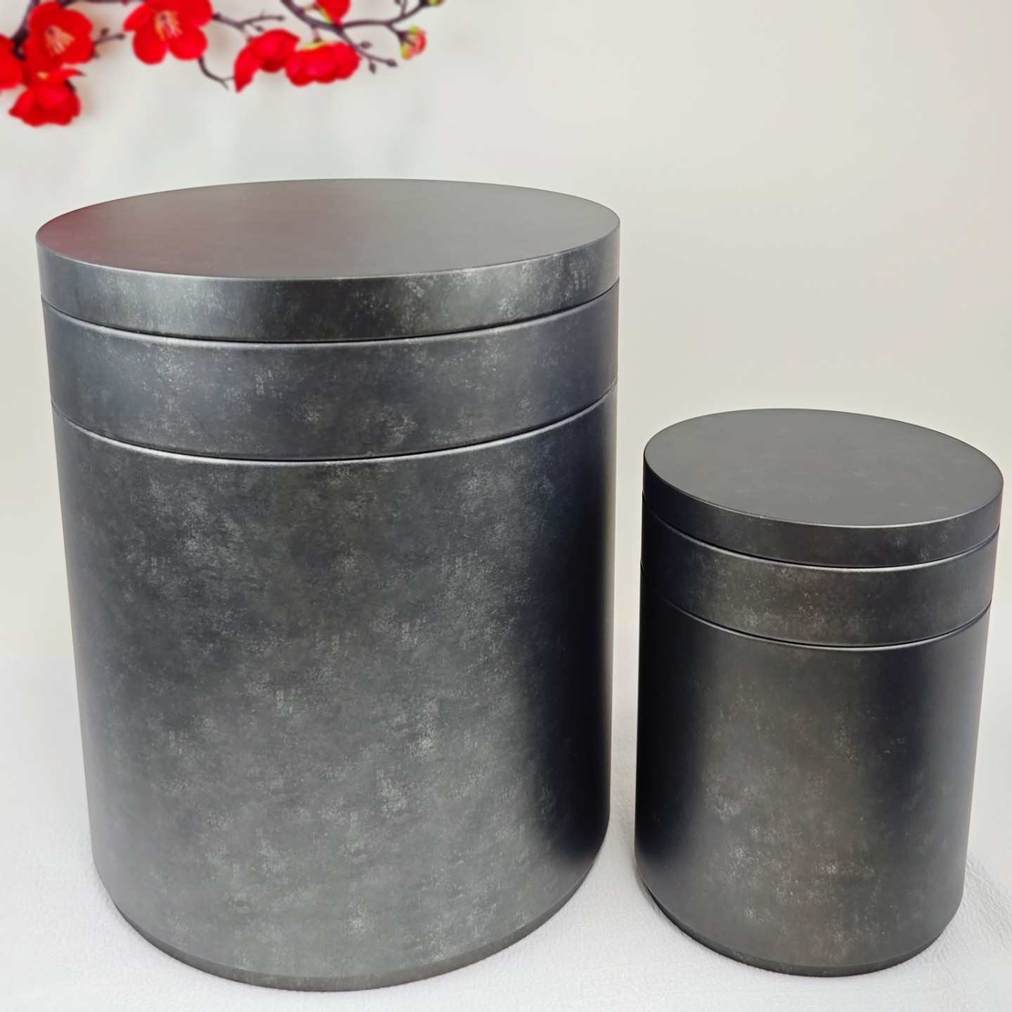 茶饼桶收纳铁罐100g357g