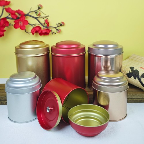 通用圆形茶叶罐包装双层子母盖