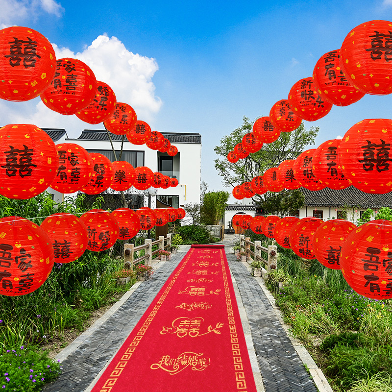 仕彩婚房布置套装男方室内门口