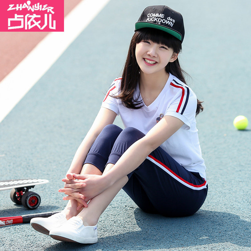 青少年女装运动服14-16岁初中学生棒球服套装