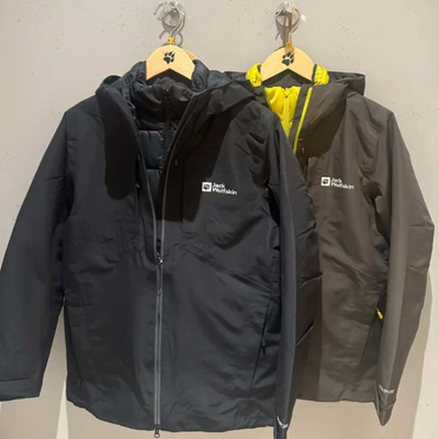 JackWolfskin狼爪25秋冬款户外鹅绒内胆三合一冲锋衣男A65265A