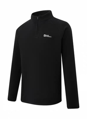 正品Jackwolfskin狼爪抓绒男25秋冬户外休闲保暖套头外套A65470