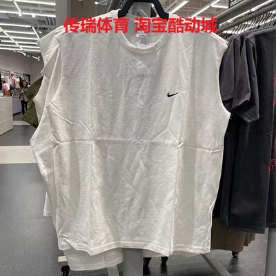 NIKE耐克男背心25夏新款跑步运动训练透气刺绣无袖T恤II1856-133