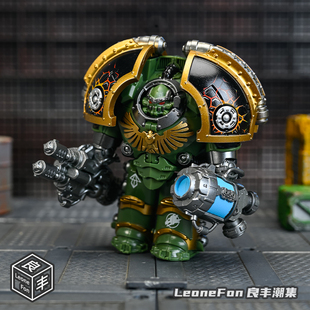 战锤40K星际战士第三方积木人仔火蜥蜴土星终结者拼装玩具模型