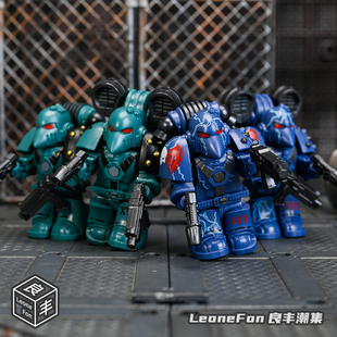 战锤MK6阿斯塔特星际战士积木人仔荷鲁斯之子午夜领主拼装玩具