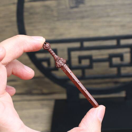 龙虎山雷击枣木天师剑7厘米长剑