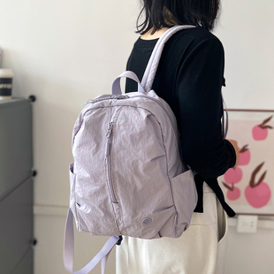 超轻便防水尼龙双肩包女包户外旅行登山大容量背包女旅游背包百搭