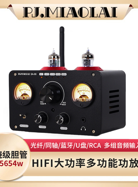 SA-90家用发烧级胆机功放机U盘蓝牙HiFi电子管小型音频功率放大器