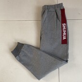 子螺纹休闲裤 定制成都蜀华中灰色校裤 红宽边男女初高中学生校服裤