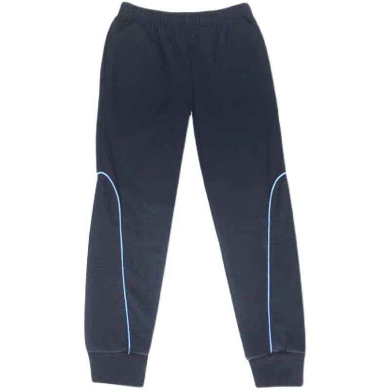 兰州四季通用藏青天蓝细条校服