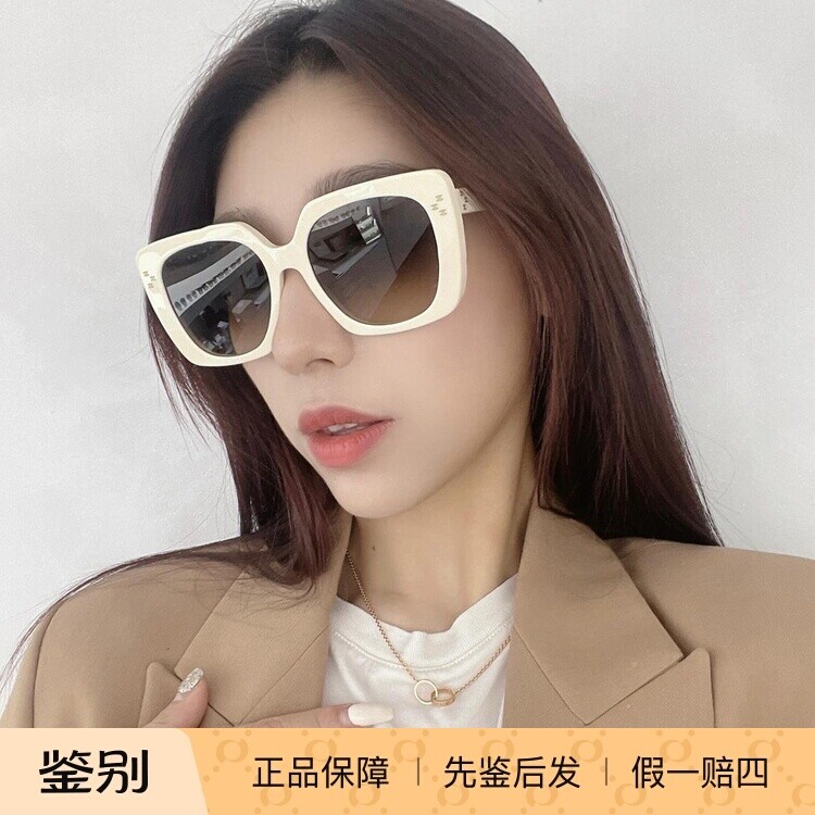 正品代购Celine 赛琳凯旋门时尚方形框太阳眼镜墨镜 CL40218男女