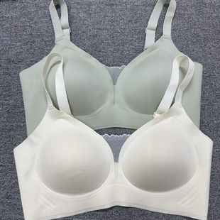 感觉裸感无痕C杯无钢圈舒适无痕光面薄款 运动内衣文胸3036