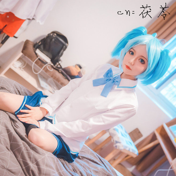 漫乐家小蓝和小绿cos小蓝性转小绿性转水手服现货cosplay女装大佬