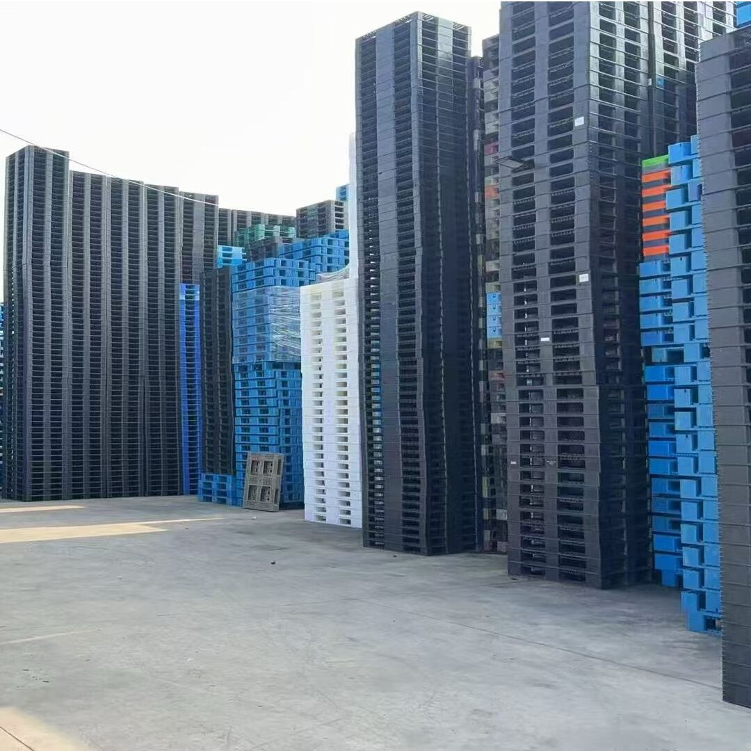 塑料叉车托盘防潮卡板仓库垫板货物E栈板仓储货架垫仓板超市地推图片