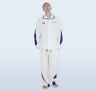 CHEN 子 420g纤维双面绒毛巾面料可外穿睡衣居家服 裤 上衣 STR