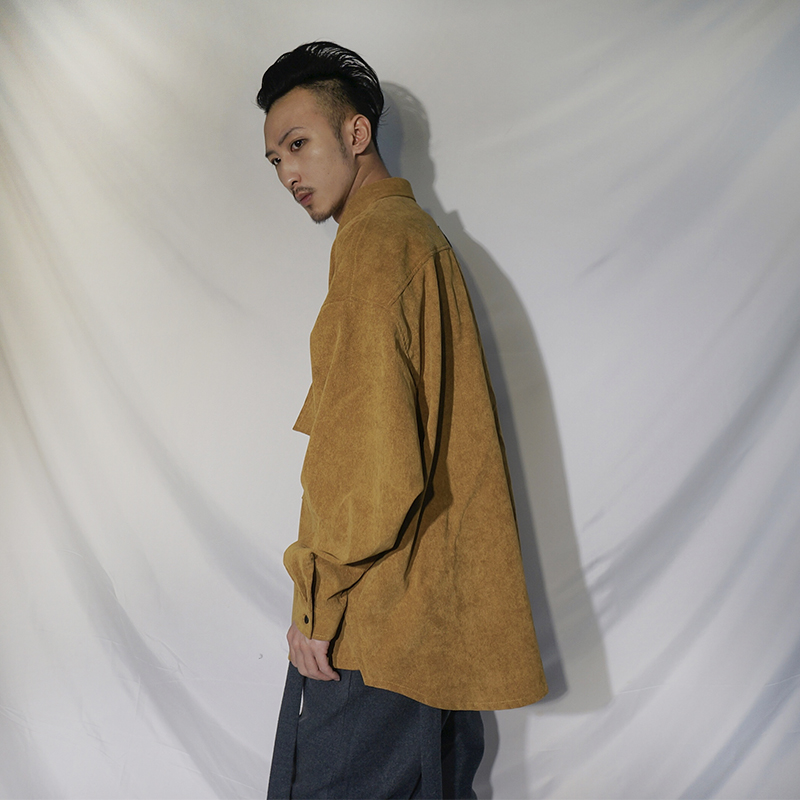 S T R:OUTLINE OVERSIZE SHIRT/´ó¿Ú´üÀ«ÐÎÉè¼Æ ¿íËɵÆÐ¾ÈÞ³ÄÉÀ