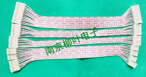 5条KF2510端子线2.54mm间距 2P3P4P5P6P7P-12P连接线 红白排线26#