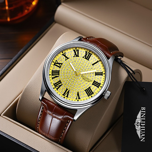 BINLIHUAN宾历幻正品国产手表男款学生腕表防水简约时尚韩版商务