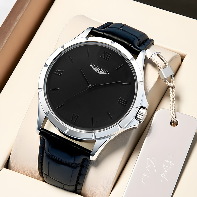 BINLIHUAN宾历幻新款正品国产手表男士防水经典简约帅气男表潮流