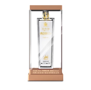 单瓶一瓶装成吉思汗酒优级白酒52度500ml内蒙古乾元驿品鉴浓香型