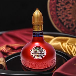 内蒙古成吉思汗酒42度内蒙古游牧毡包清香型固态优级白酒