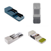 厨房刀具收纳盒快速沥水通风透气家用抽屉内置分隔水果小刀菜刀架