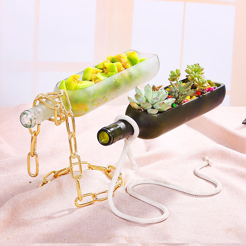 创意悬空餐具花瓶居家摆件