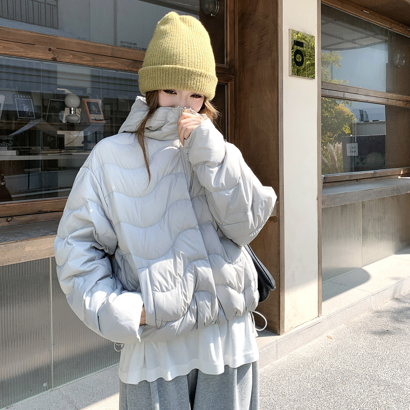 7336小鸡黄两件套冲锋衣+羽绒内胆P385控578,女装羽绒服,2D006