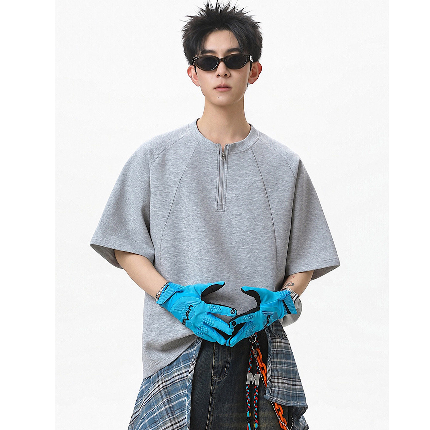 青少年短袖t恤男孩2026新款初中高中学生帅气半袖大童夏装上衣服