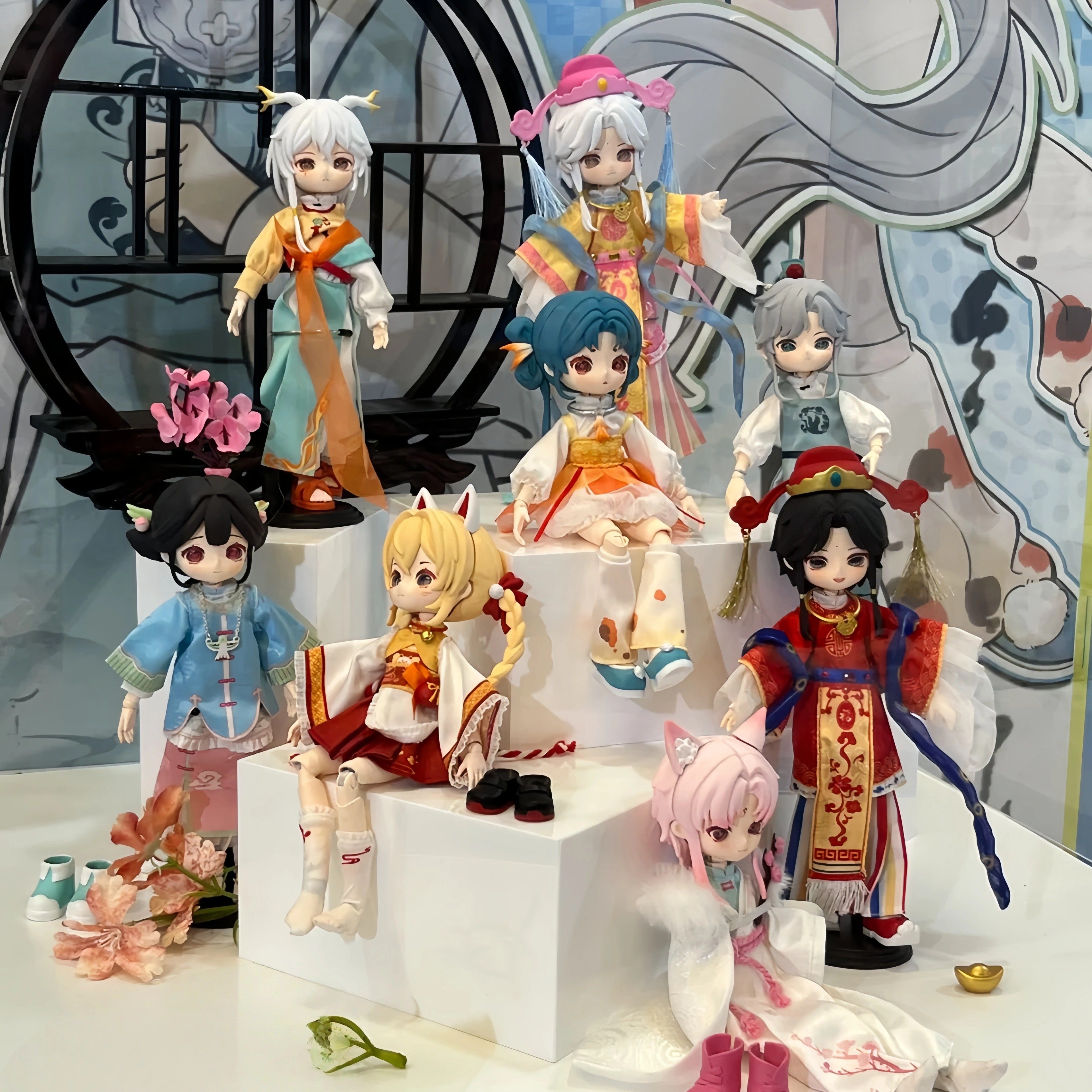 正版nagi兽仔踏风吟系列玩乐寻潮公仔BJD可动人偶公仔手办