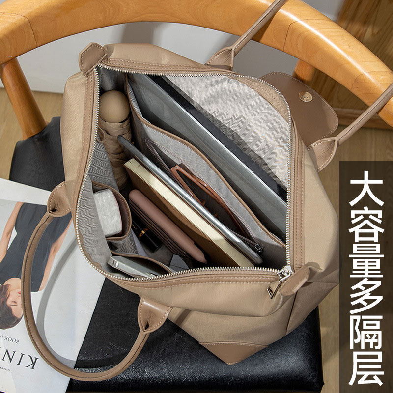 女士手提公文包通勤a4文件托特包图片