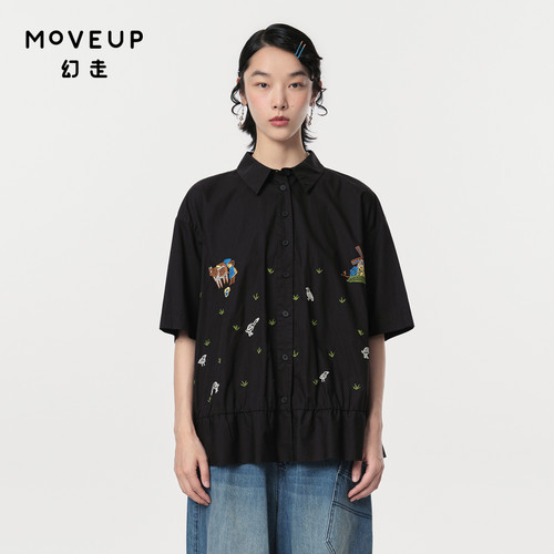 Moveup设计师纯棉春季米粒