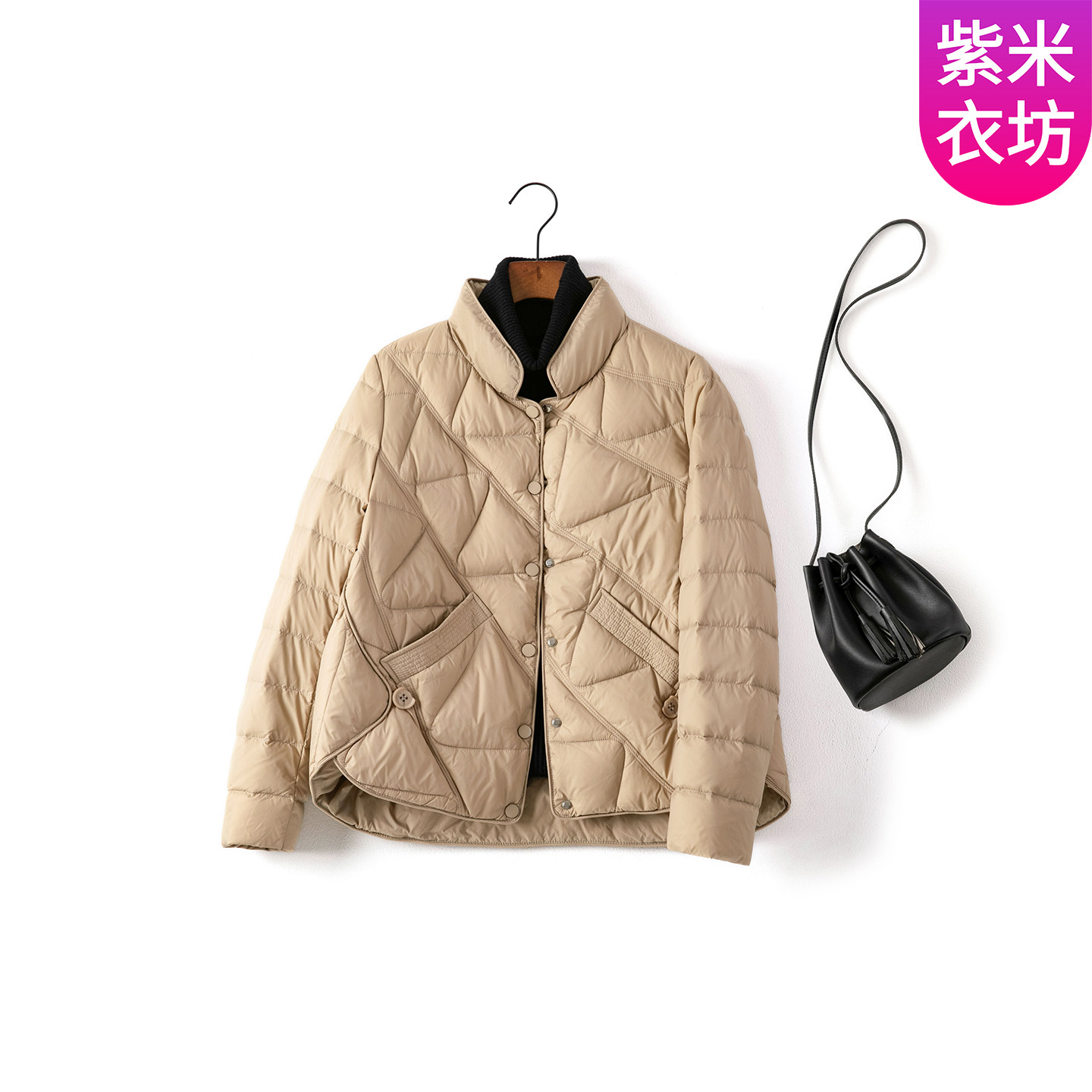 轻薄款羽绒服女冬季妈妈装外套