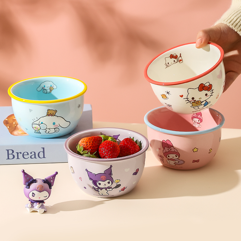 川岛屋三丽鸥儿童家用米饭碗餐具