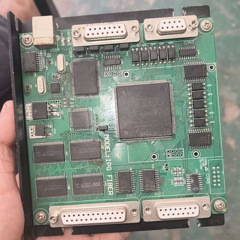 议价-金橙子激光打标机控制卡，型号IPG FIBER，拆机板卡，实-可