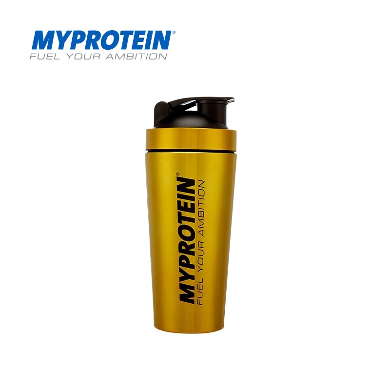 Myprotein不銹鋼搖搖杯750ml堅固耐用重量輕 限量版土豪金