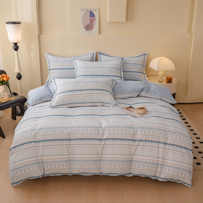 纯棉100棉全棉床品四件套被套床上用品学生宿舍床单四件套 A1