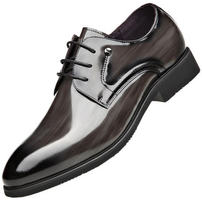 富贵鸟商务正装棕色男士皮鞋