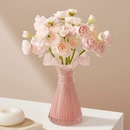 法式 饰花器摆件 精致创意小巧玻璃花瓶轻奢高级感家居水培鲜花装