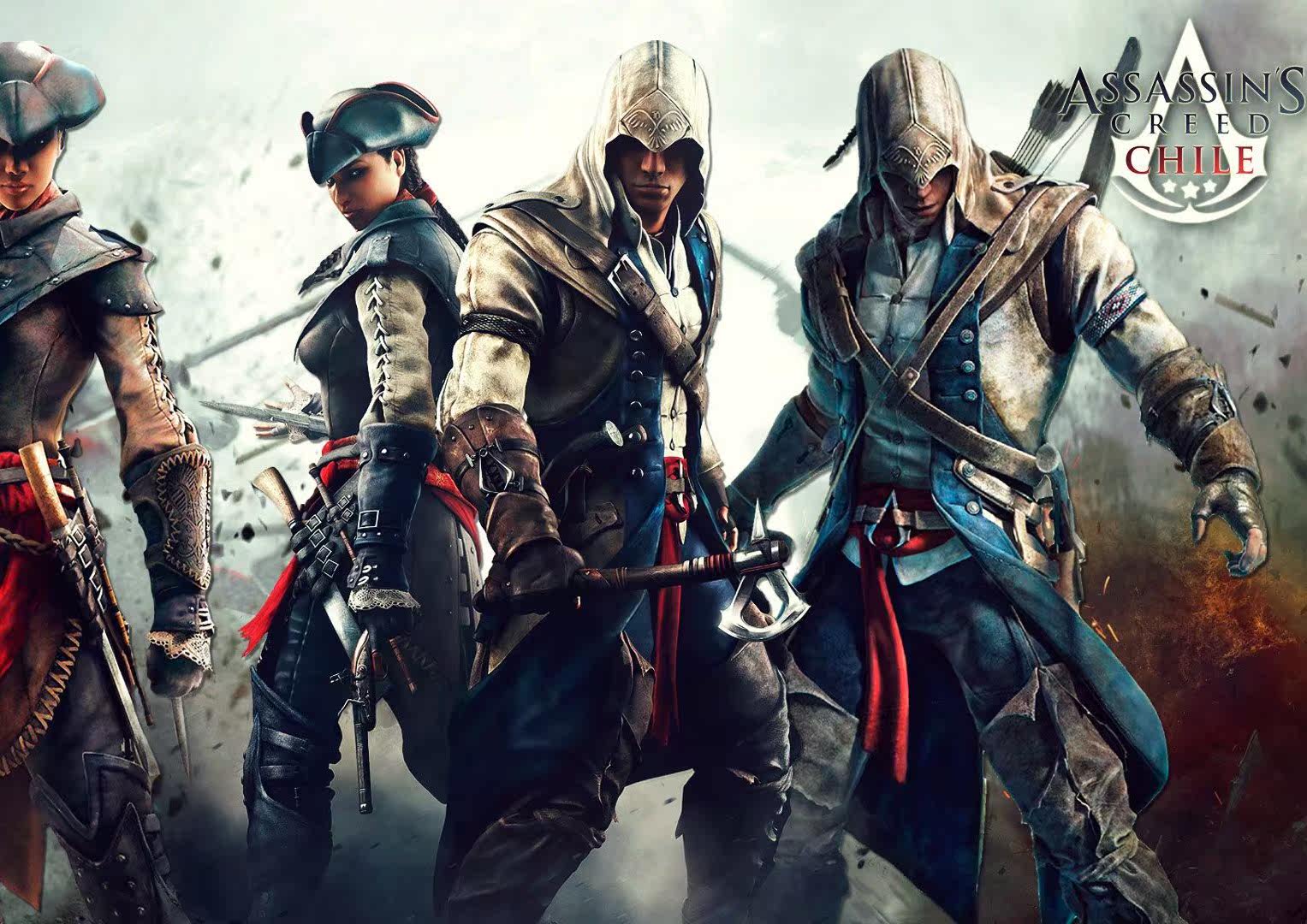 刺客信条枭雄海报编年史黑旗大革命热血游戏炫酷装饰